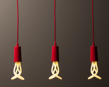 Oprawa wisząca k. czerwony Plumen, wewnętrzna, outlet
