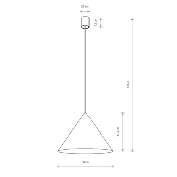 Lampa wisząca Nowodvorski Zenith L, zielony