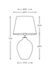 Lampa wewnętrzna, stojąca Famlight Luzon Olive