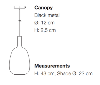 Lampa wewnętrzna, wisząca Nordlux Alton 23