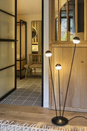 LAMPA WEWNĘTRZNA, PODŁOGOWA ESTILUZ ALFI P-3748 CZARNA, 037482670
