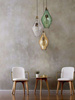 Lampa wewnętrzna, wisząca Famlight Savaii set of 3, miedź/mosiądz
