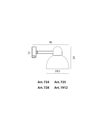 Lampa zewnętrzna, elewacyjna Koster 1912