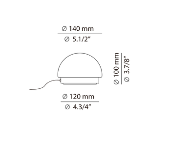 Lampa wewnętrzna, stojąca Estiluz Circ M-3836 26 BLK