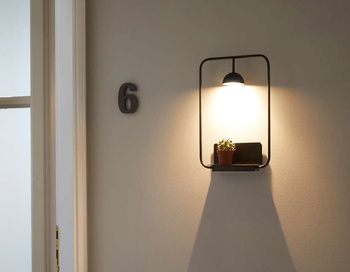Lampa wewnętrzna, ścienna Estiluz Cupolina A-3930 26 BLK