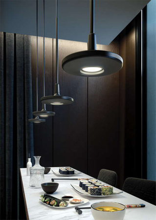Lampa wewnętrzna, wisząca Estiluz Button T-3302S 26BLK