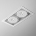 Lampa wewnętrzna, wpuszczana Aqform Squares 111x2 QRLED recessed 02