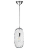 Lampa wewnętrzna, wisząca Famlight Chloe transparent optic, miedź/mosiądz