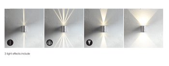 Lampa zewnętrzna, elewacyjna Nordlux Canto Kubi 2
