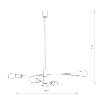 Lampa wisząca Nowodvorski Rotor