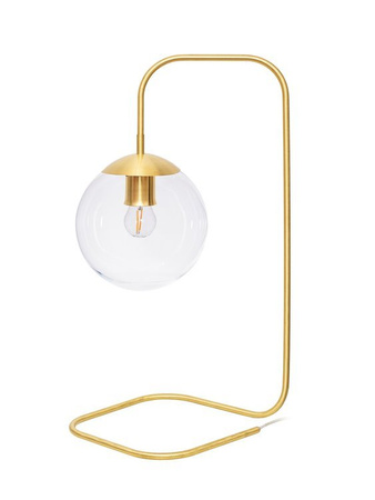 Lampa wewnętrzna, stojąca Famlight Muna Table Square 1/25 Transparent