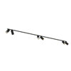 Lampa podtynkowa Nowodvorski Mono Surface VI, czarno-złoty