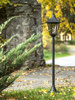 Lampa zewnętrzna, słupek Norlys Modena 304, biały