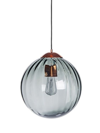 Lampa wewnętrzna, wisząca Famlight Arran optic gray, mosiądz/miedź