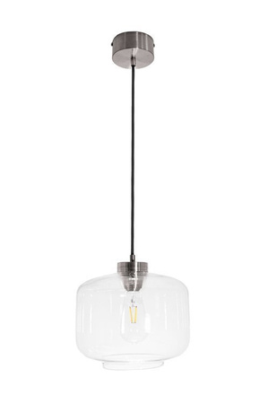 Lampa wewnętrzna, wisząca Famlight Jawa Transparent, miedź/mosiądz