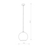 Lampa wisząca Nowodvorski Polaris, dymiony