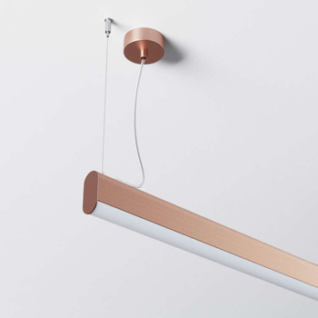 Lampa wewnętrzna, wisząca Cleoni Avar 570 miedź oval