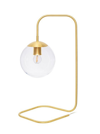 Lampa wewnętrzna, stojąca Famlight Muna Table Square 1/25 Transparent