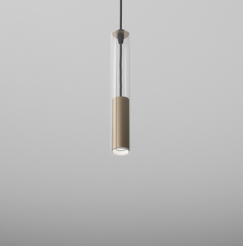 Lampa wewnętrzna, wisząca AqForm Modern Glass złoty, ekspozycja
