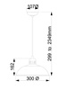 Lampa wewnętrzna, wisząca Elstead Franklin FRANKLIN/P, kolor szary