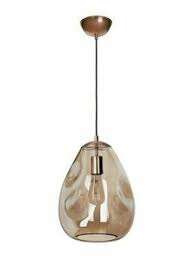 Lampa wewnętrzna, wisząca Famlight Storm L lister grey, miedź/mosiądz