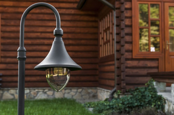 Lampa zewnętrzna, słupkowa Florencja 805, czarny