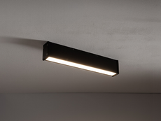 Nowodvorski Outline LED S lampa sufitowa czarna 50cm