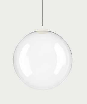 Lampa wewnętrzna, LODES RANDOM SOLO, zwieszana, fi 28cm, crystal, 3000K, Outlet