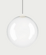 Lampa wewnętrzna, LODES RANDOM SOLO, zwieszana, fi 28cm, crystal, 3000K, Outlet
