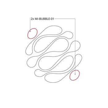 Oprawa LED KLUŚ MI-BUBBLE-01