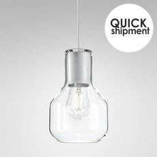 Lampa wewnętrzna, wisząca Aqform Modern Glass Barrel TP E27 suspended 13 QS