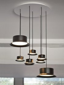 Lampa wewnętrzna, wisząca Estiluz Maine R40.3S