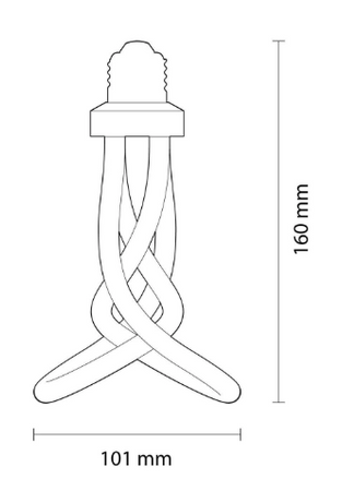 Oprawa wisząca k. czerwony Plumen, wewnętrzna, outlet