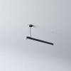 Lampa wewnętrzna, wisząca Cleoni Avar 820 czarna oval