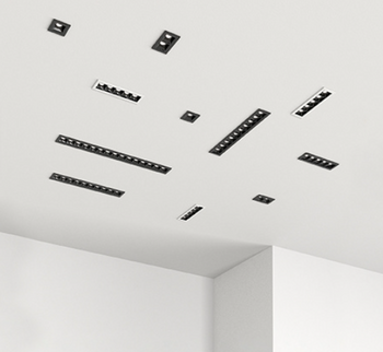 Oprawa podtynkowa, Aqform RAFTER points 15 LED trim wpuszczany