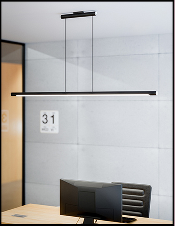 LAMPA WISZĄCA AQFORM THIN TUBE CENTRAL LED
