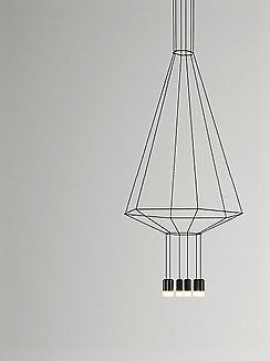 Lampa wewnętrzna, wisząca VIBIA WIREFLOW 0307