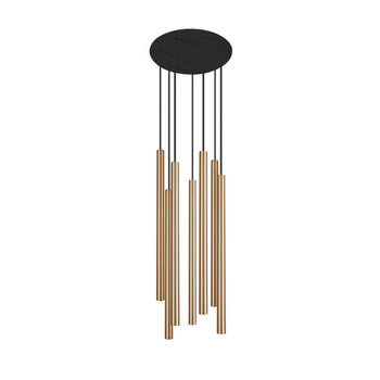 Lampa wisząca Nowodvorski Laser 490, mosiądz