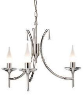 Lampa wewnętrzna, wisząca Elstead Brightwell BR3 NICKEL
