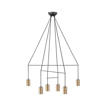 Lampa wisząca Nowodvorski Imbria, mosiądz