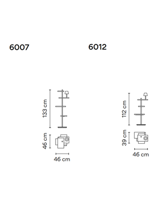 Lampa wewnętrzna, podłogowa Vibia Suite 6012