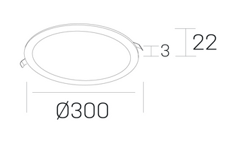 OPRAWA PODTYNKOWA KOHL LIGHTING DISC LED
