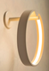 Lampa wewnętrzna, wisząca Zava Rings Vertical 50cm k. złoty 3000K, ekspozycja
