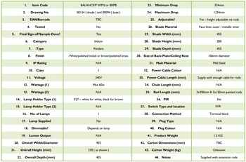Lampa wewnętrzna, wisząca Elstead Balance BALANCE/P XL BRPB