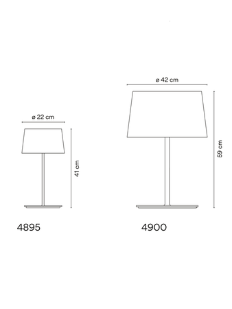 Lampa wewnętrzna, stojąca Vibia Warm 4895