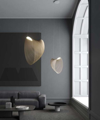 Lampa wewnętrzna, wisząca Luceplan Illan 60x40