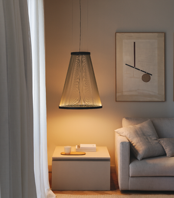 Lampa wewnętrzna, VIBIA ARRAY 1855 Beige 2700K, zwieszana, ekspozycja