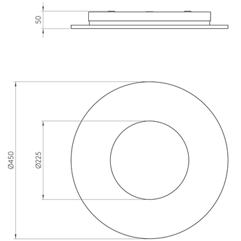 Lampa wewnętrzna, sufitowa Astro Zero Round