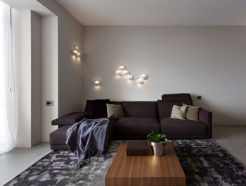 Lampa wewnętrzna, ścienna Vibia Fold Surface 