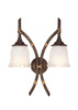 Lampa wewnętrzna, ścienna Elstead Bamboo BB2/B BRZ PATINA